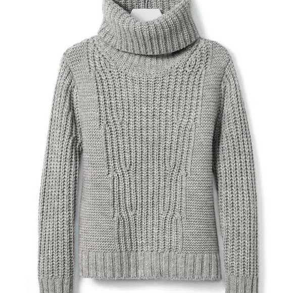 Banana Republic Mixed Stitch Turtleneck Sweater XS - Picture 1 of 7